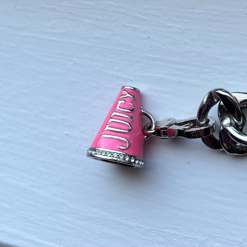 Juicy Couture Pink Pave MEGAPHONE Charm
